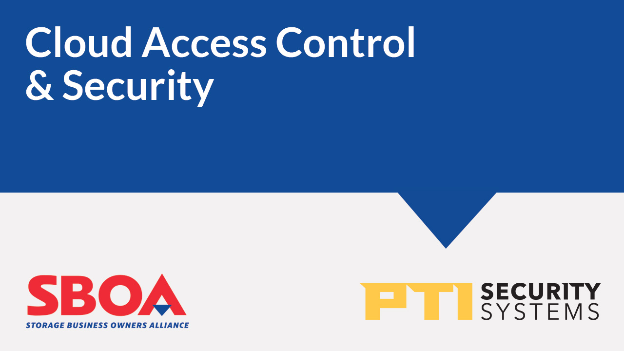 Storage Business Owners Alliance PTI Security Systems thumbnail
