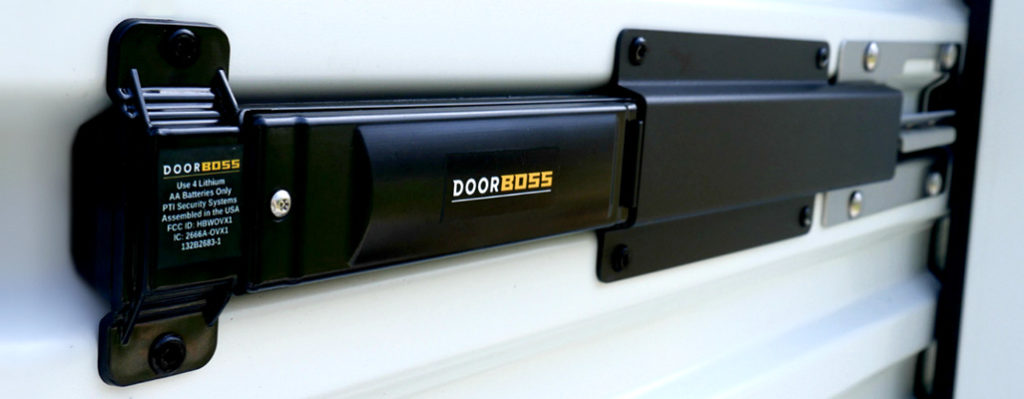self storage door lock security technology